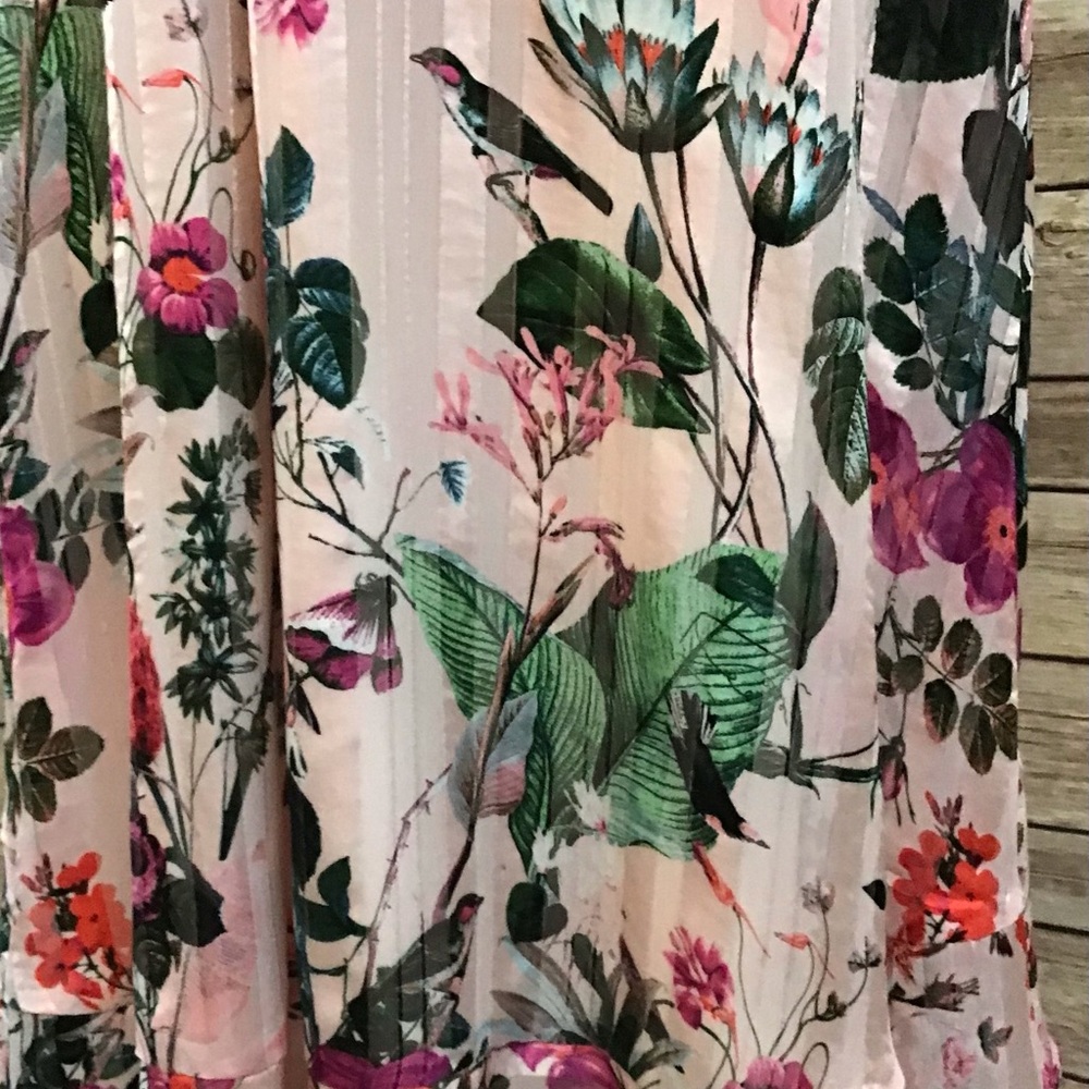 Banana Republic Pink and Green Midi Sundress - Picture 8 of 9